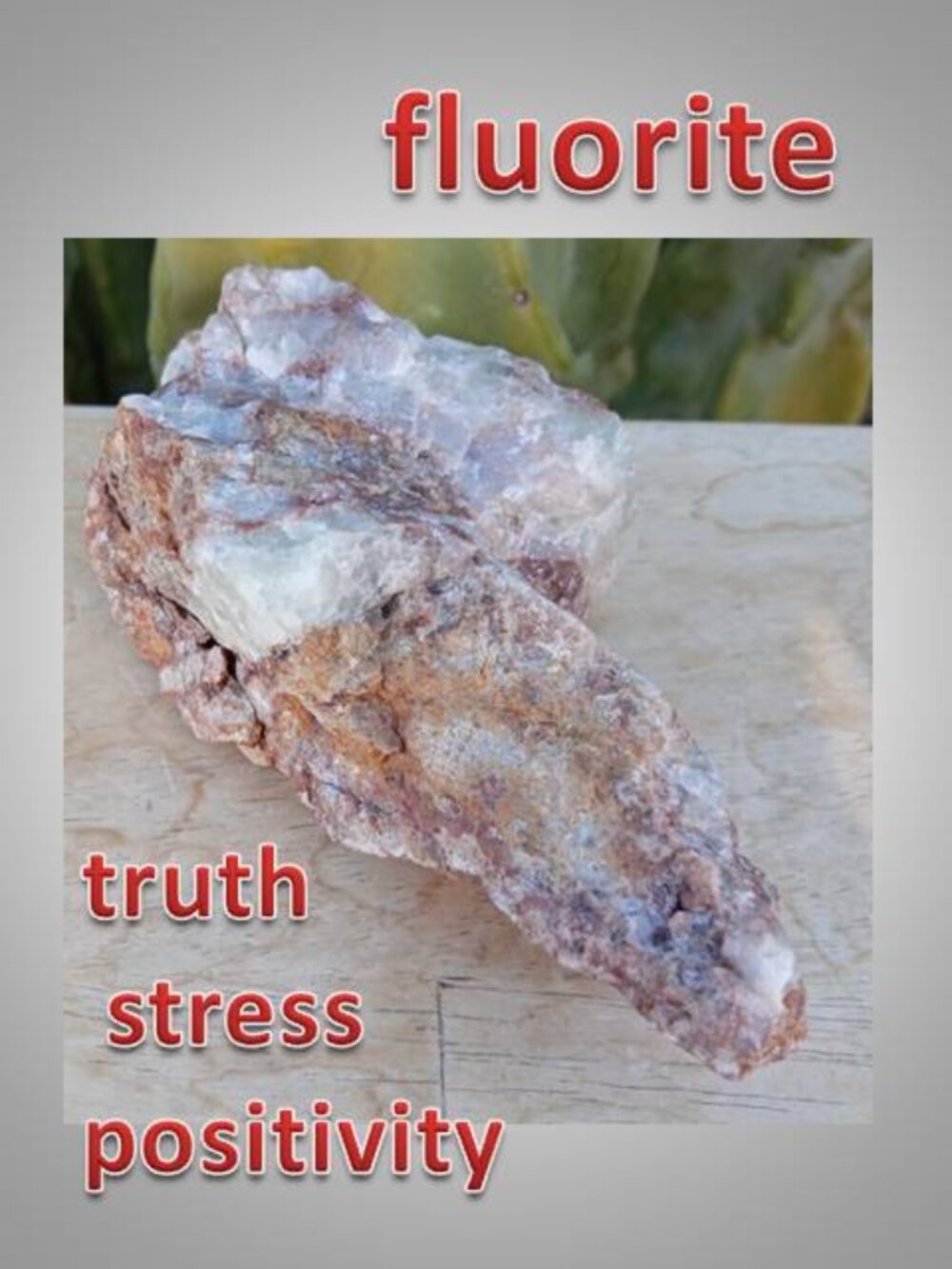 Fluorite raw chunk 05 Truth Protection Intellect